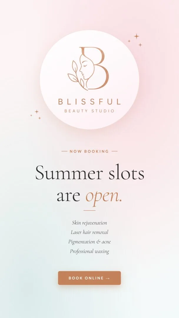 Summer slots are open