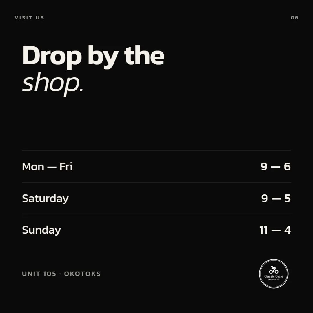 Drop by the shop