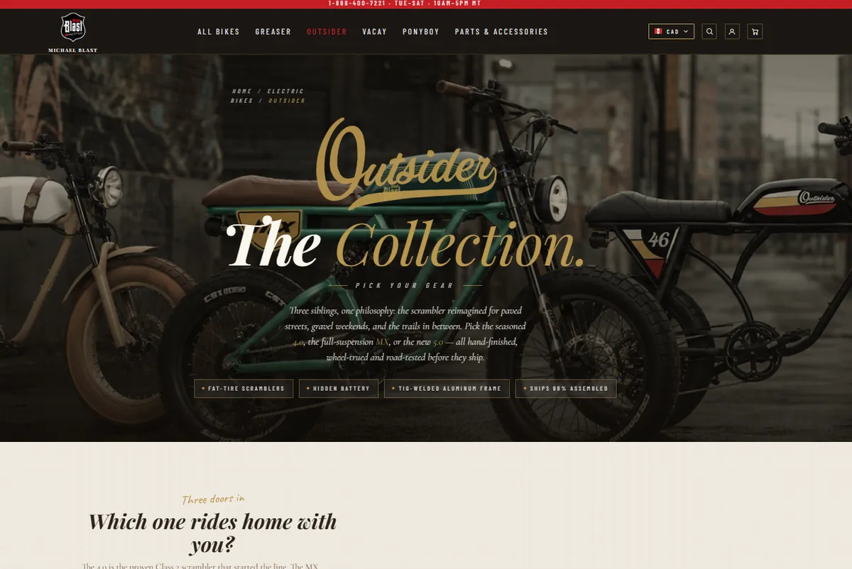 Michael Blast Greaser Classic website