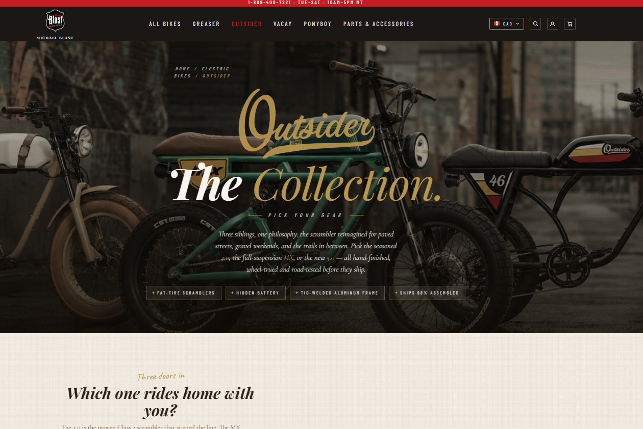 Michael Blast Greaser Classic website